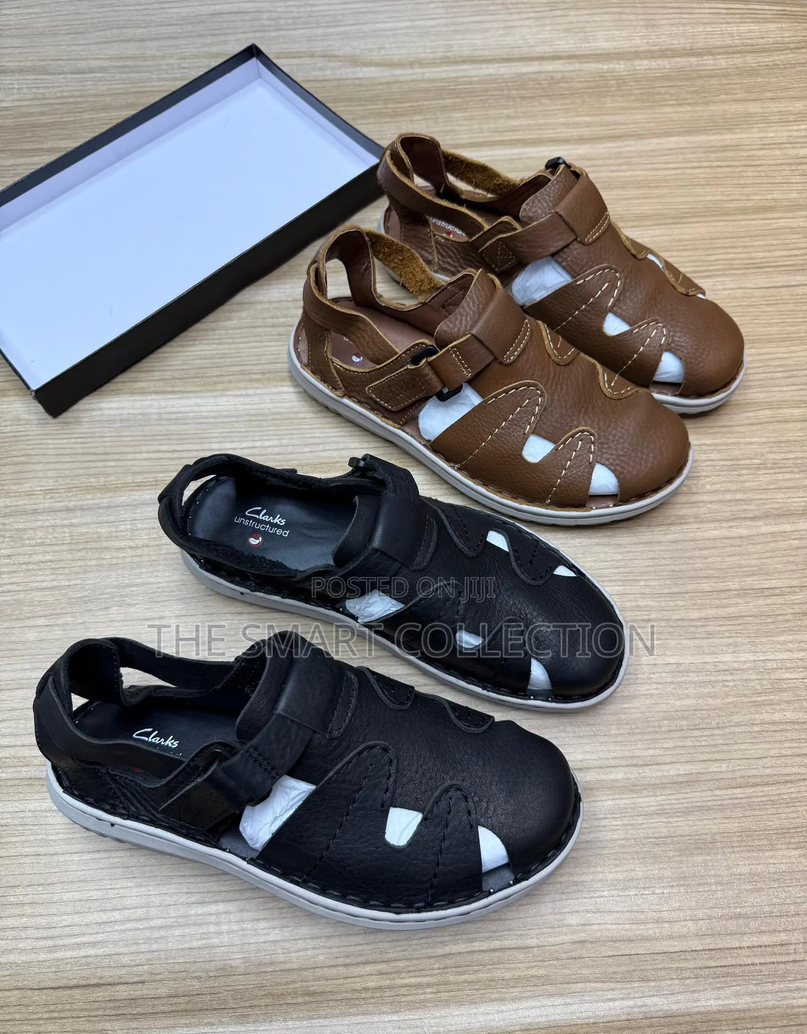 Leather Open Shoes