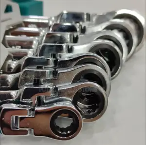Total Spanner Set - 8 Combination / Ratchet Type Flexible