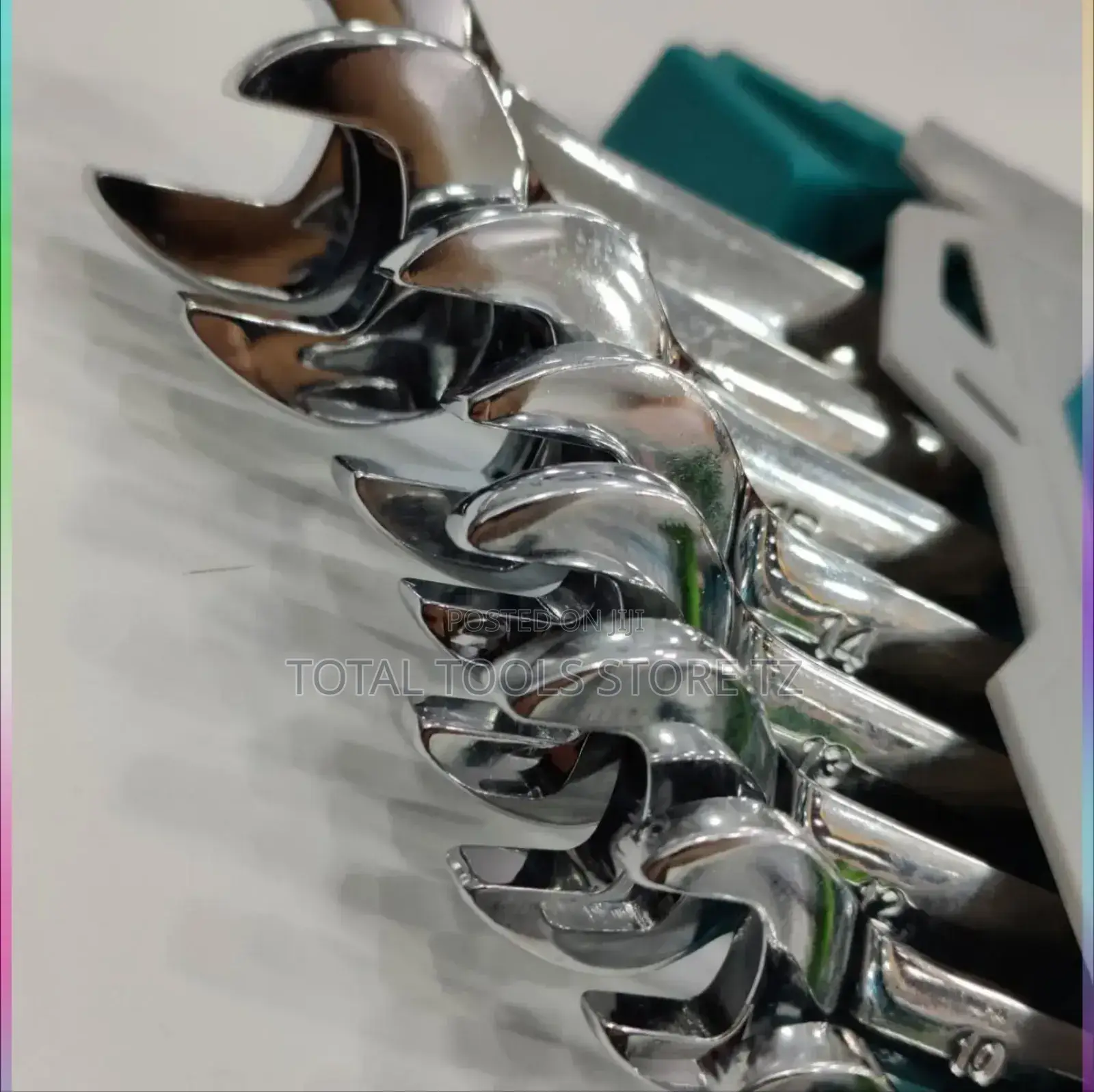 Total Spanner Set - 8 Combination / Ratchet Type Flexible