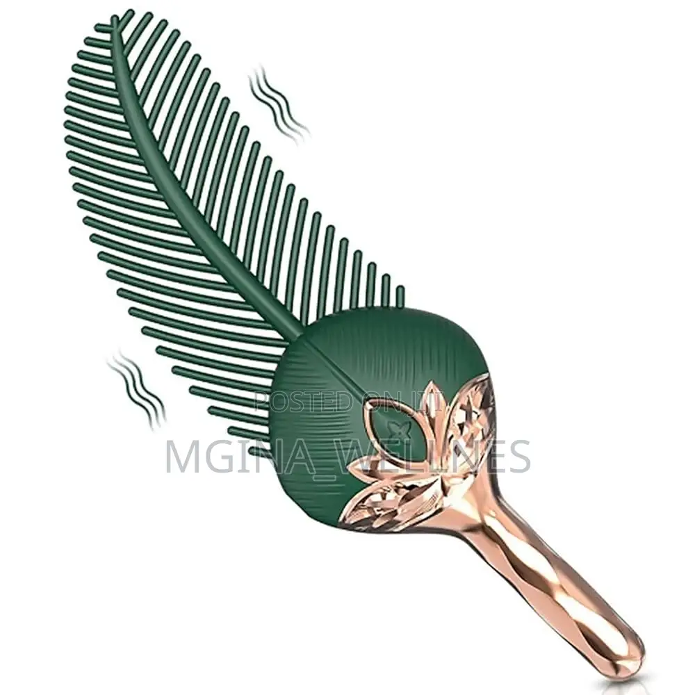 Peacock Feather Vibrating Toy for Couples, Female Massager