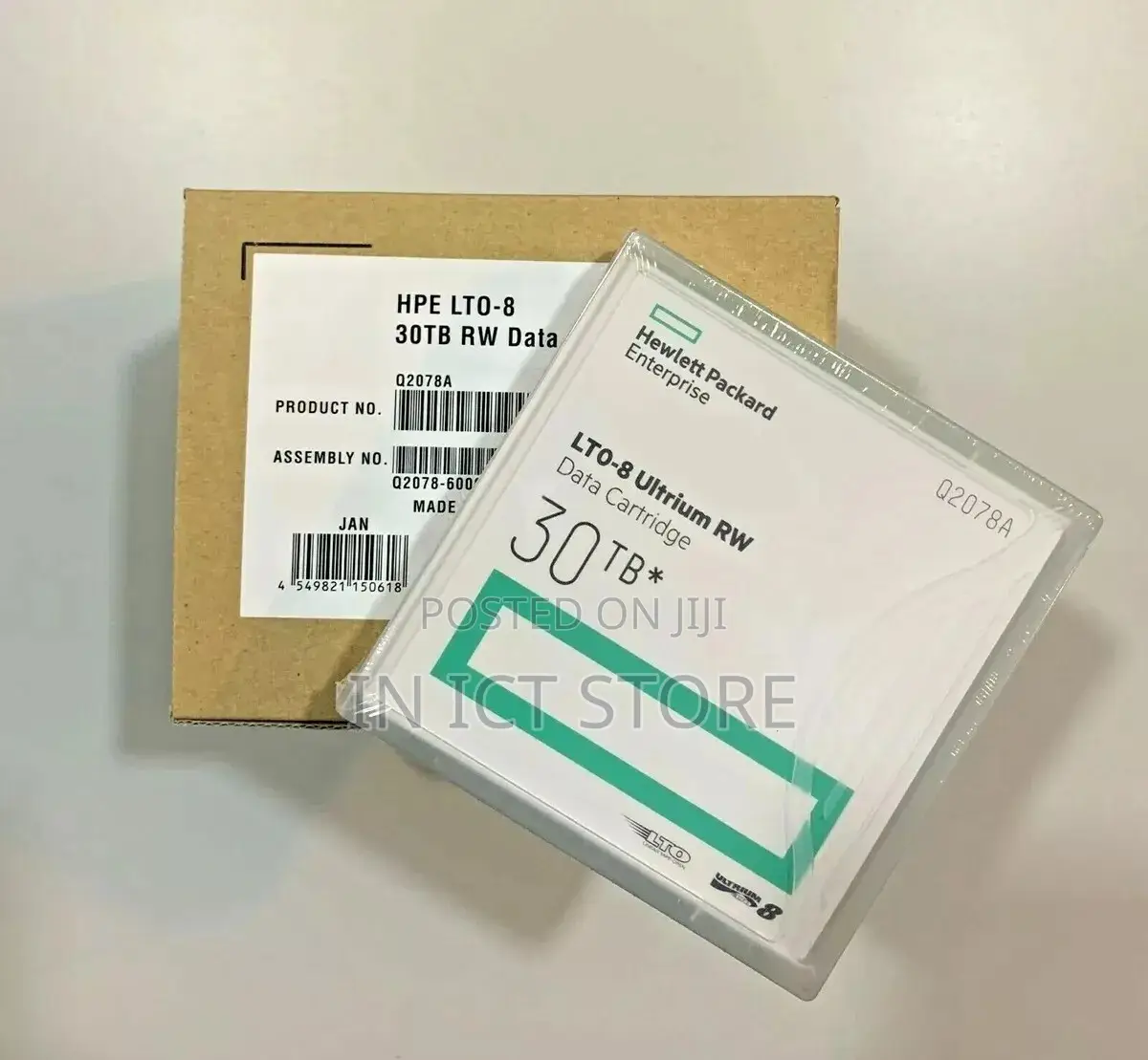 Hp Lto-8 Tape Cartridge #Q2078a Ultrium 30tb- Storage Data