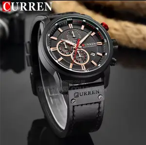 Cureen Watch Black and Brown Leather