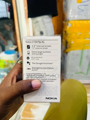 New Nokia 2720 Flip 512 GB Black