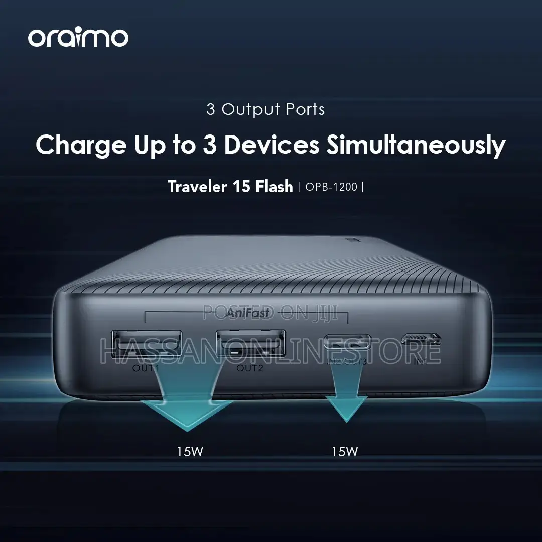 Oraimo Traveler 15 Flash 20000mah 15w Power Bank