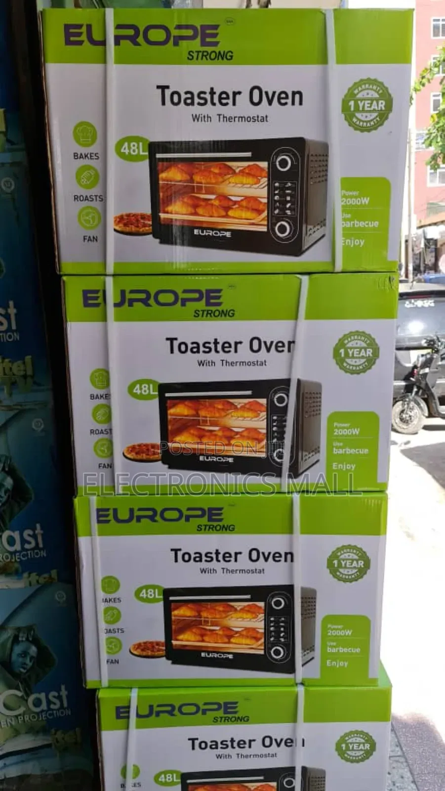Europe Toaster Oven 48l