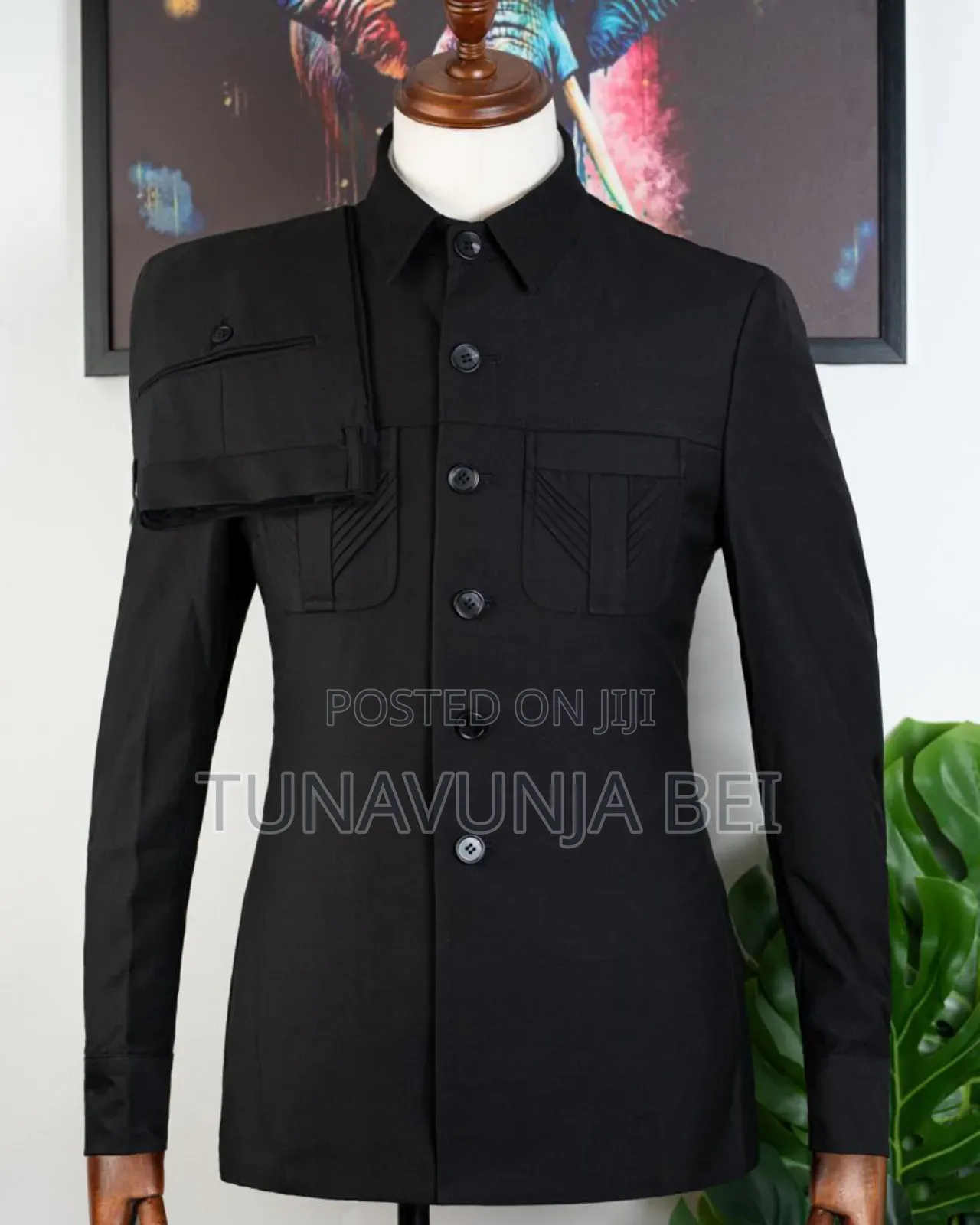 Kaunda Suit / Black  Colour