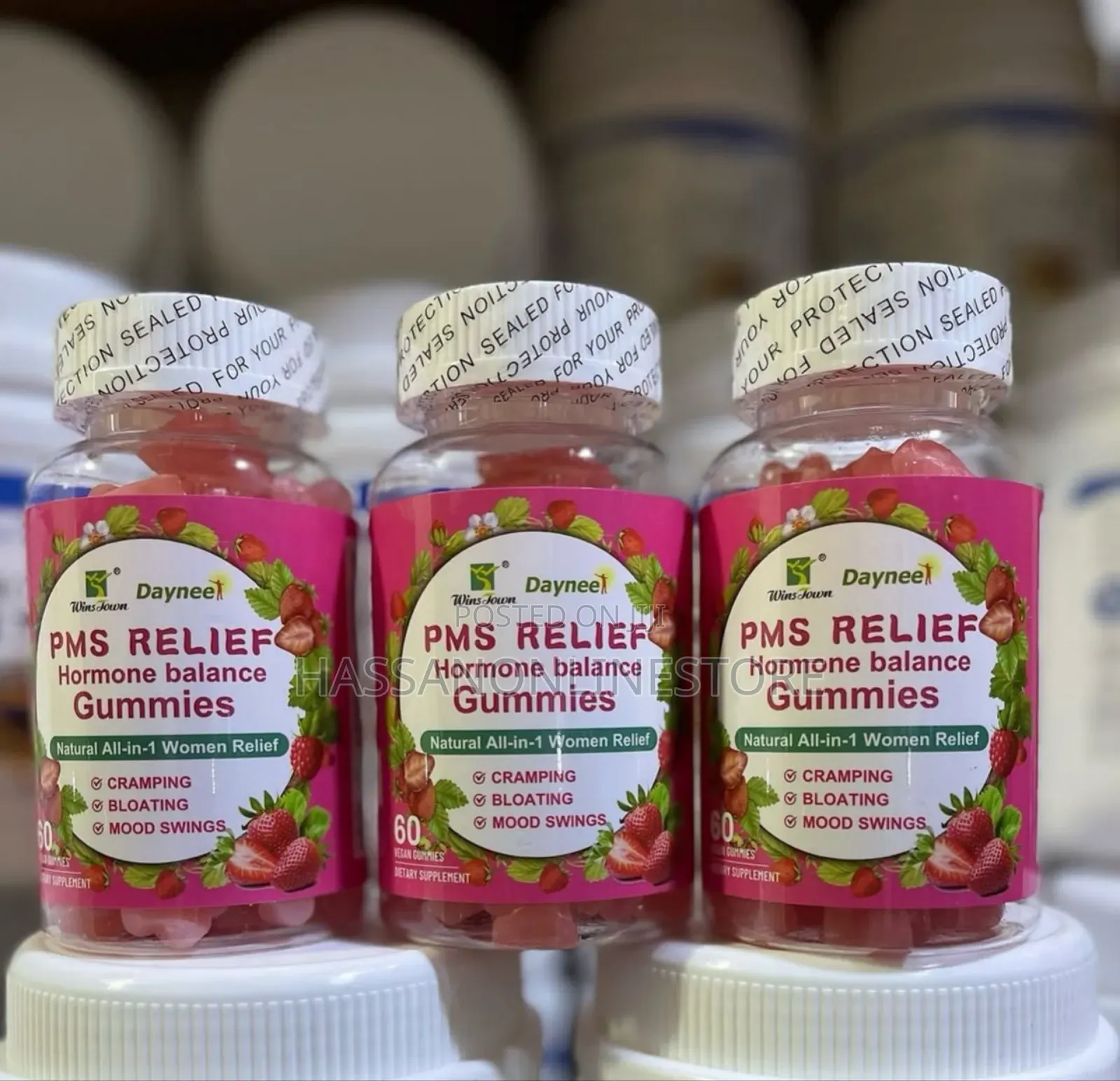 Wins Town PMS Relief Hormone Balance Gummies