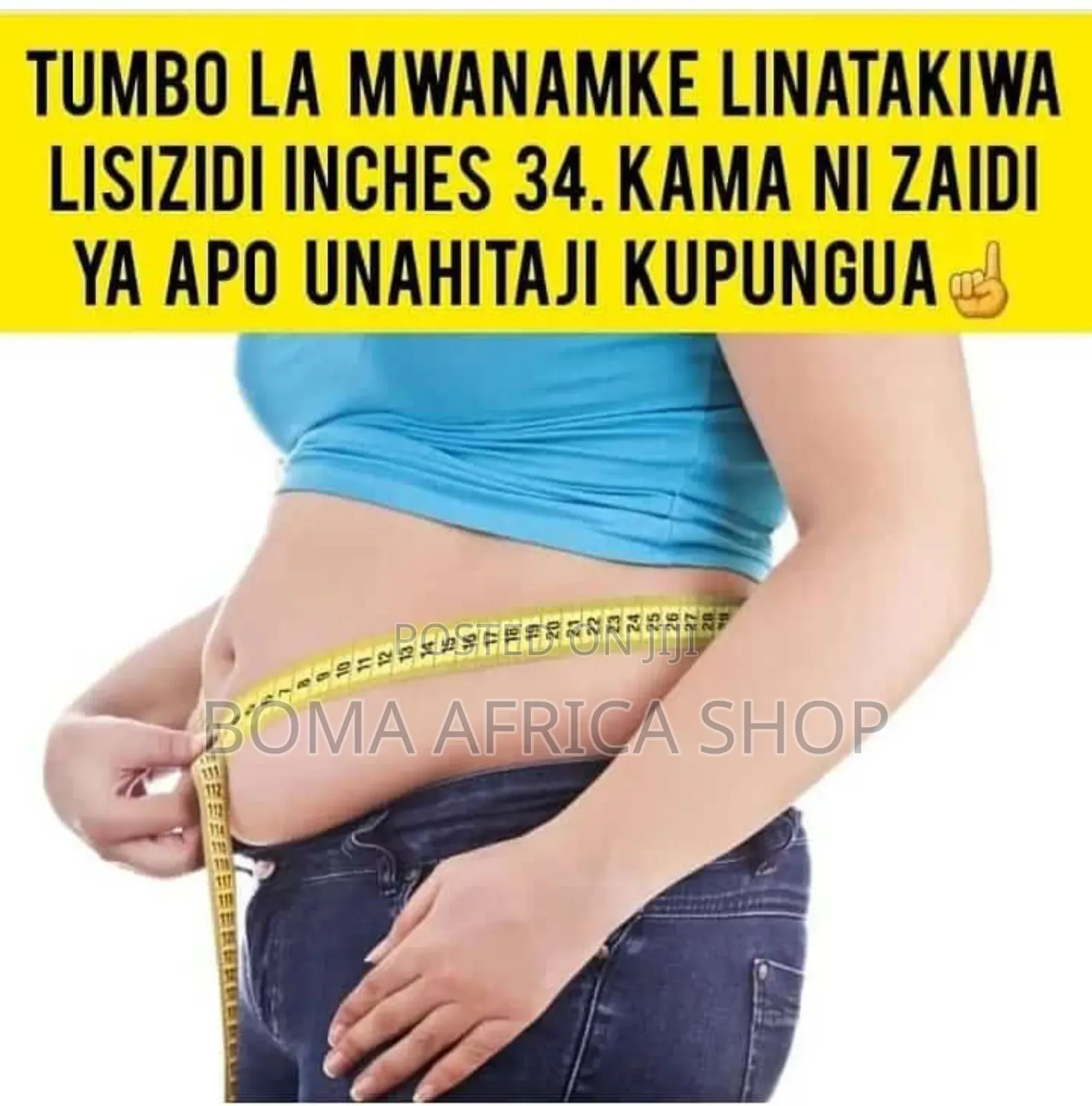 Kiboko Ya Kuondoà Vitambi(Tummy Trimmer)