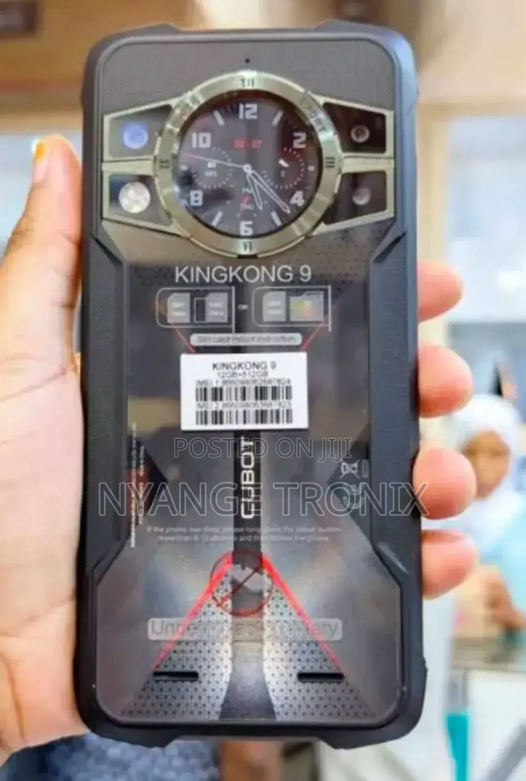 New Cubot KingKong 9 512 GB Black