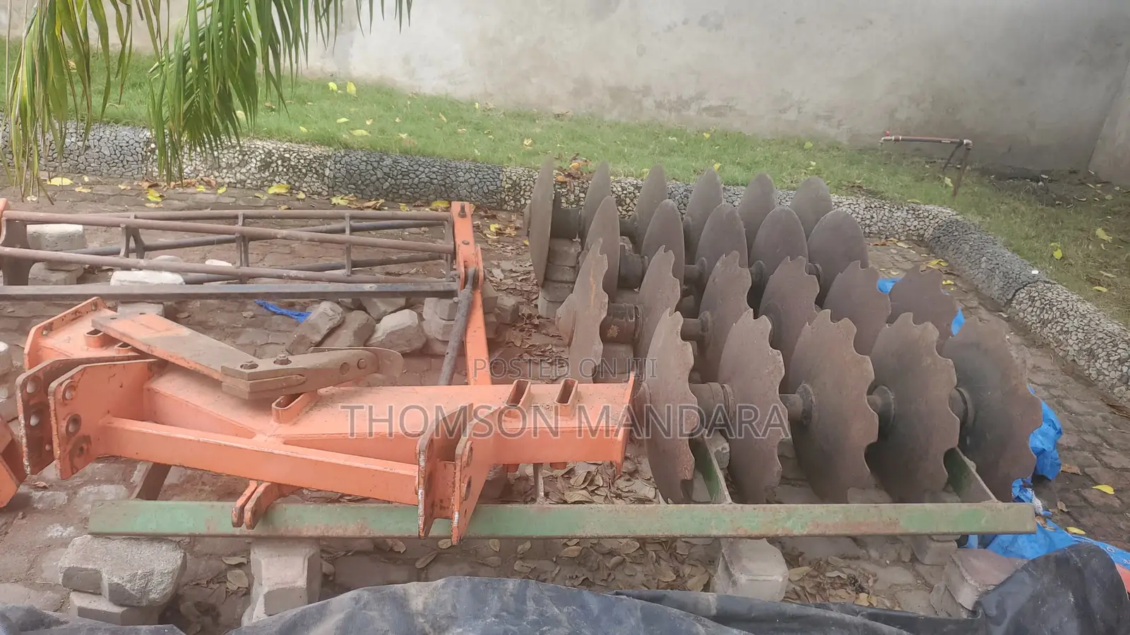 3 Items Harrow, Ripper and Leveling Plough