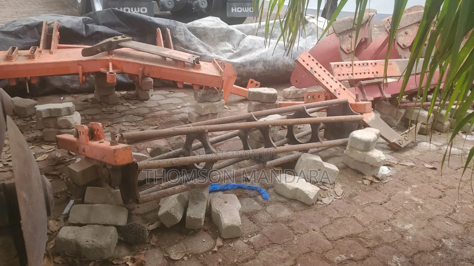 3 Items Harrow, Ripper and Leveling Plough