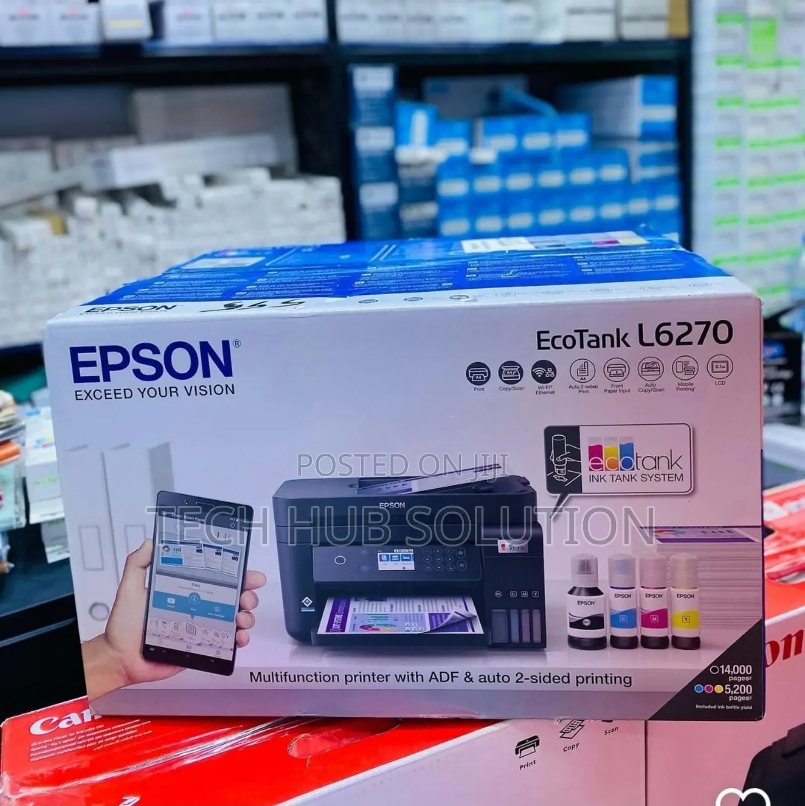 Epson Ecotank L6270 A4 All‐In‐One Wi‐Fi Ink‐Tank Printer