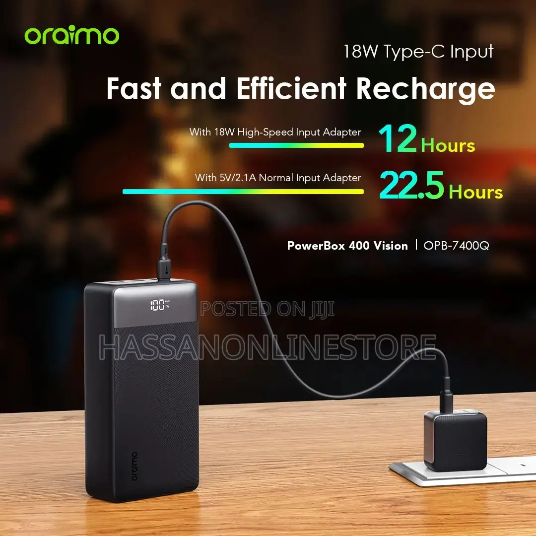 Oraimo Powerbox 400 Vision 40000mah 22.5w Power Bank
