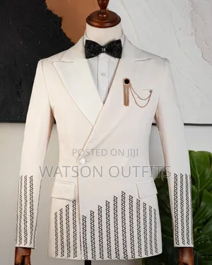 Men's Off-White or Cream Colour Suits