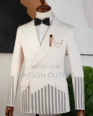 Men's Off-White or Cream Colour Suits