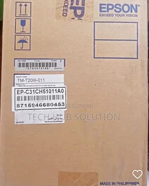 Epson Tm T20iii (011) Usb and Serial Thermal Receipt Printer
