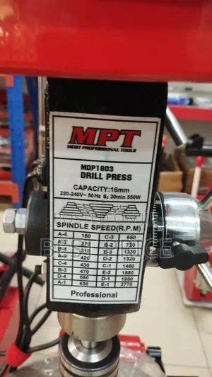 MPT Drill Press Capacity 16mm Mp1603 550w