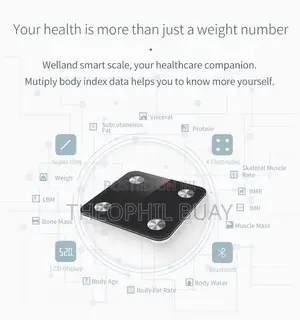 Smart Personal Scale Nzur Na Kioo Kinene 180kgs Max