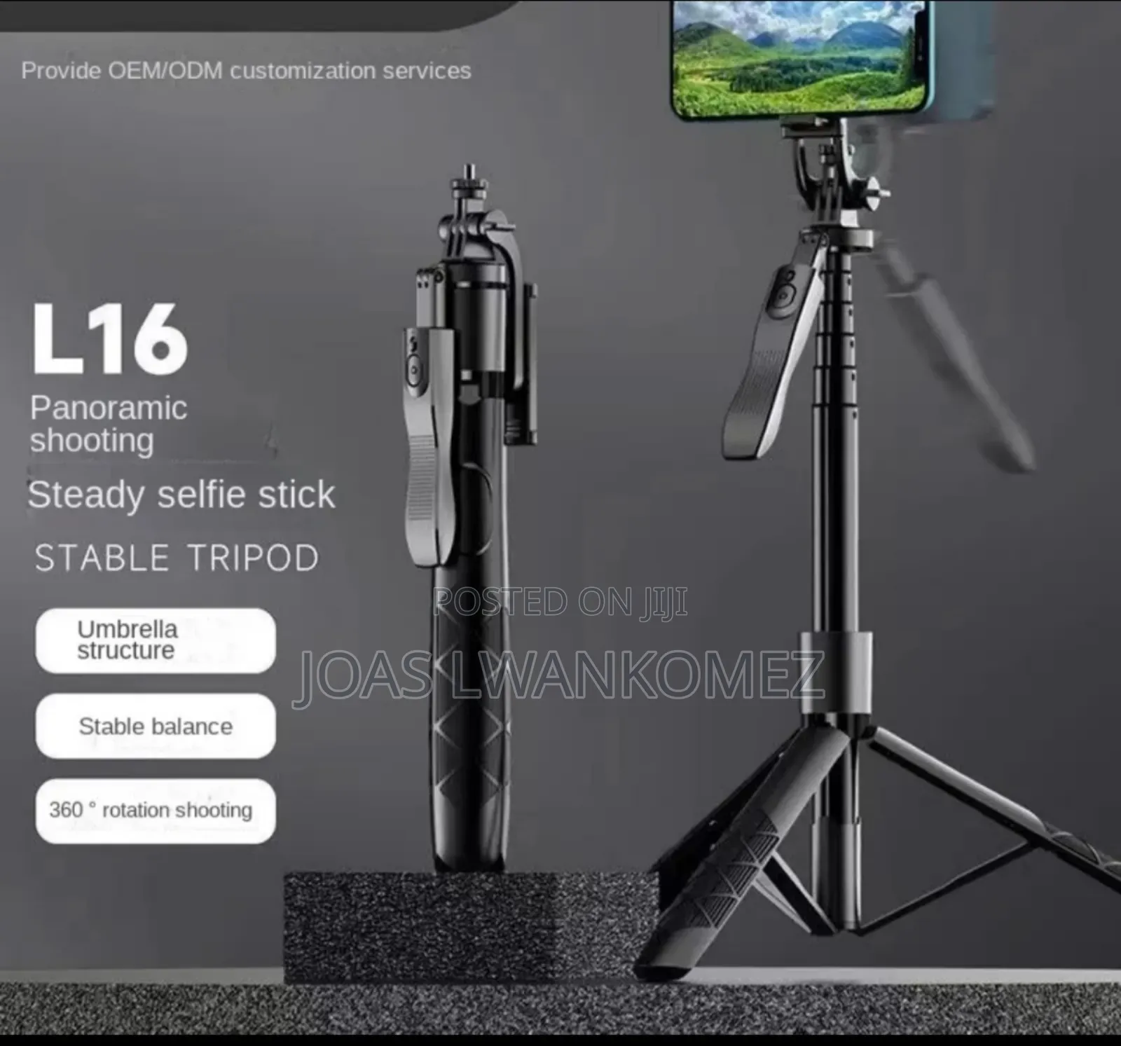 Tripod and Selfie Stick Stand(2in 1)