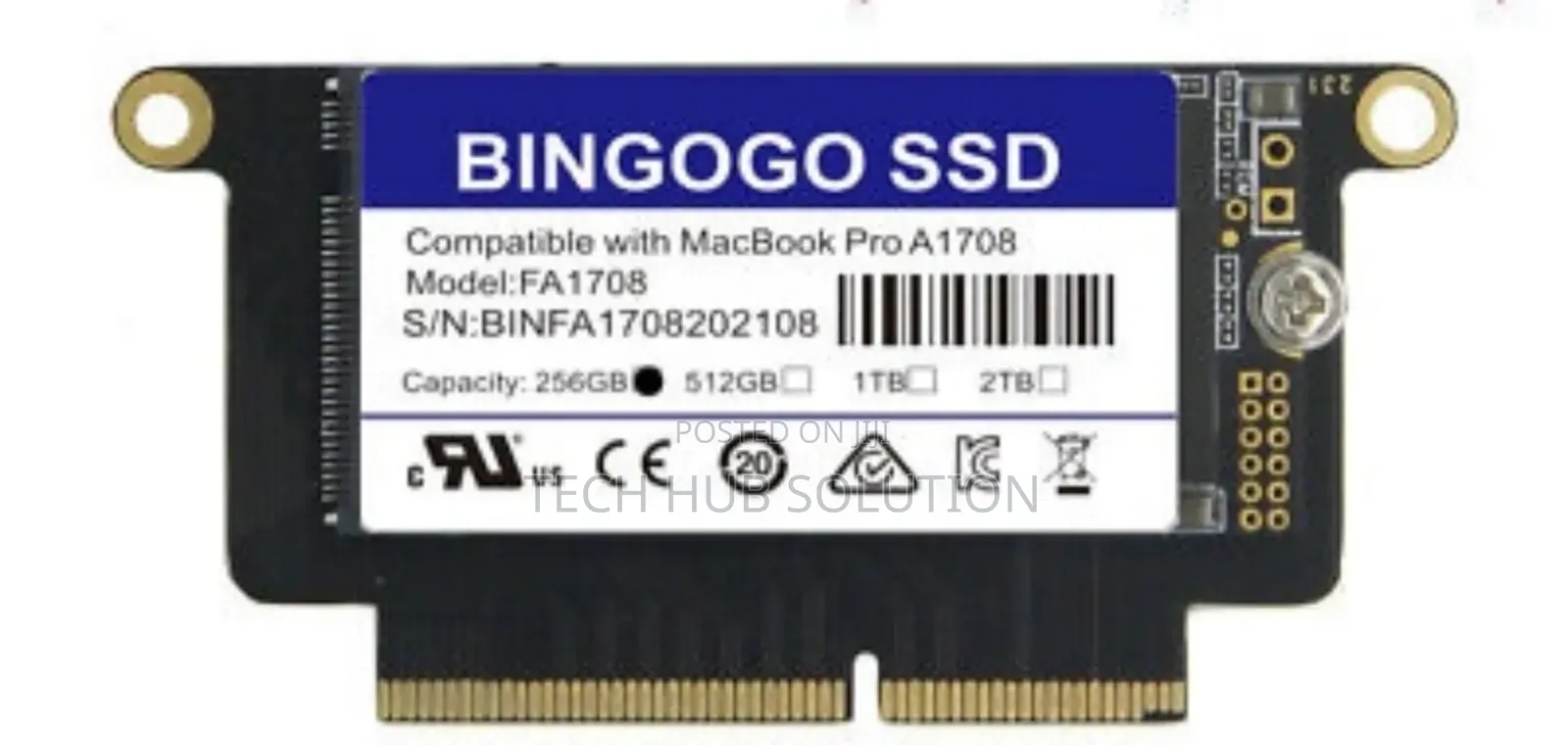 Macbook SSD 512gb 2016 to 2017