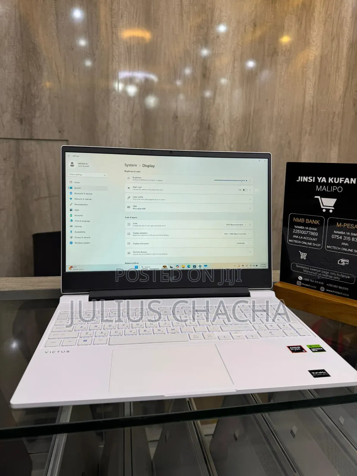 New Laptop HP Victus 15 16GB AMD Ryzen 5 SSD 1T