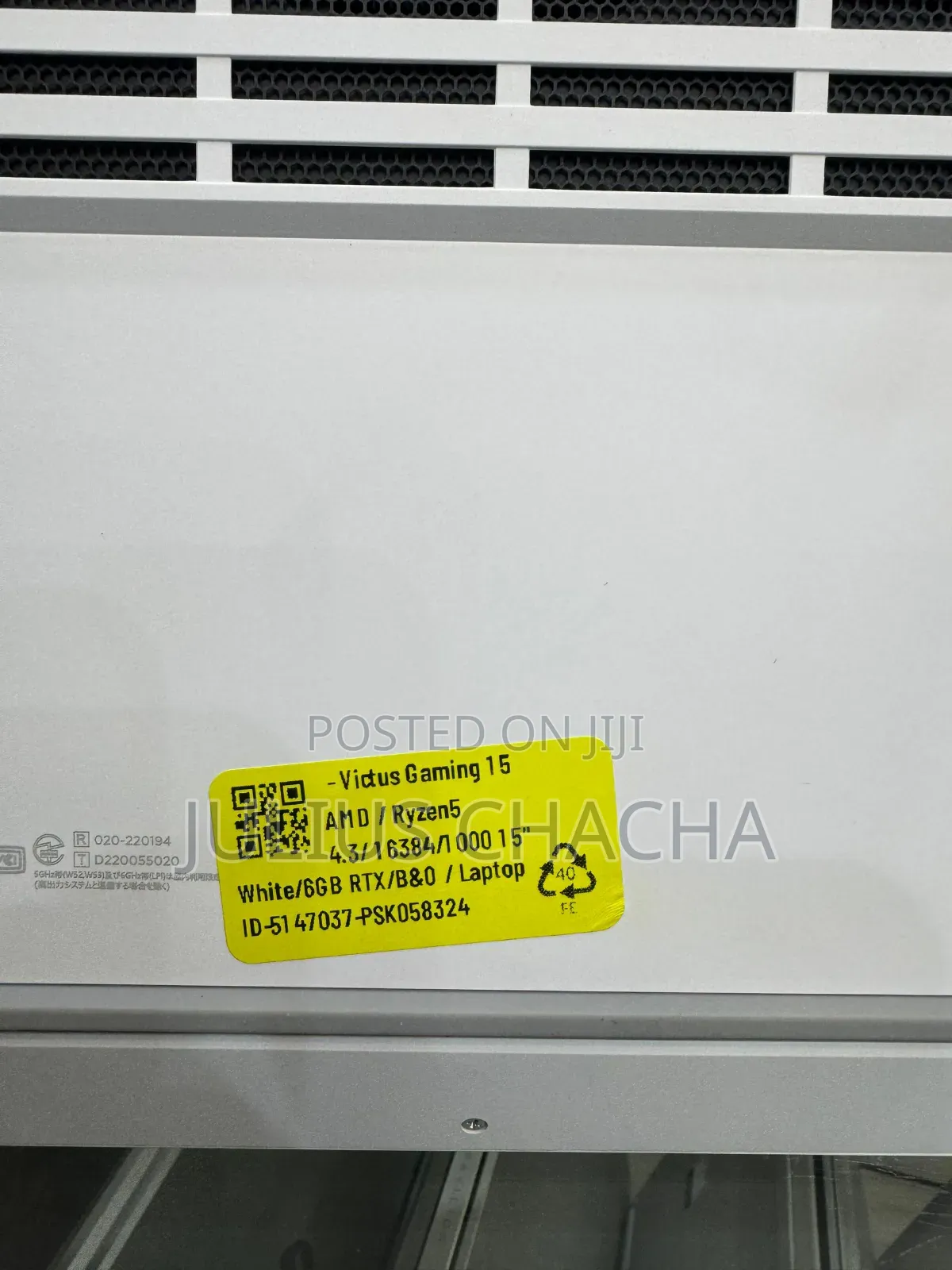 New Laptop HP Victus 15 16GB AMD Ryzen 5 SSD 1T
