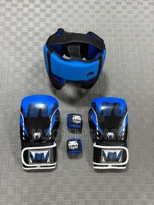 Head Guard + Punching Gloves, Hand Wraps