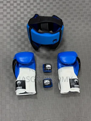 Head Guard + Punching Gloves, Hand Wraps