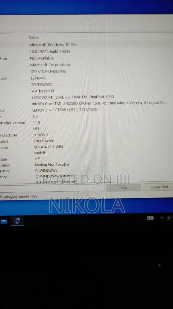 Laptop Lenovo ThinkPad X280 8GB Intel Core i5 SSD 500GB
