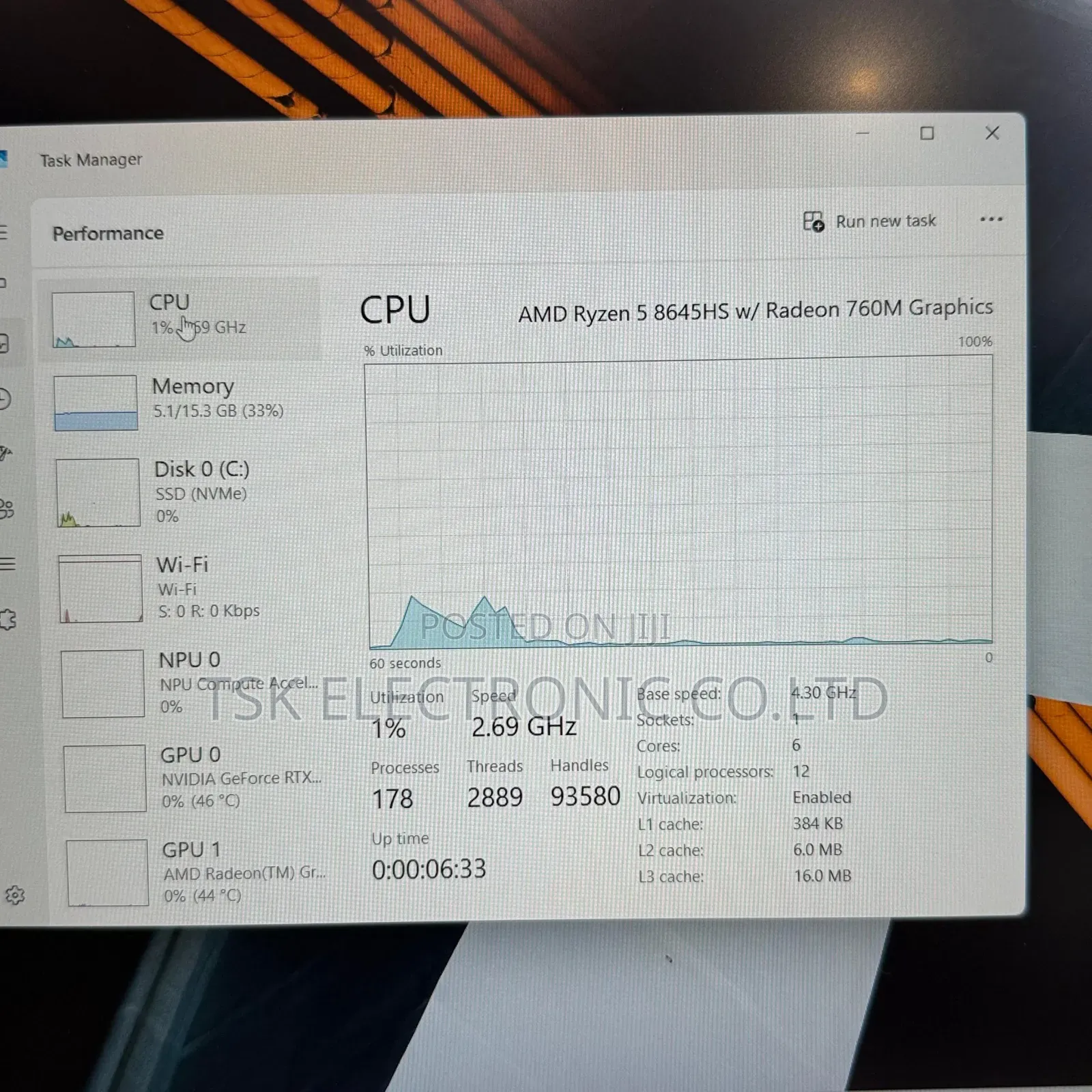 Laptop HP Victus 15 16GB AMD Ryzen 5 SSD 1T