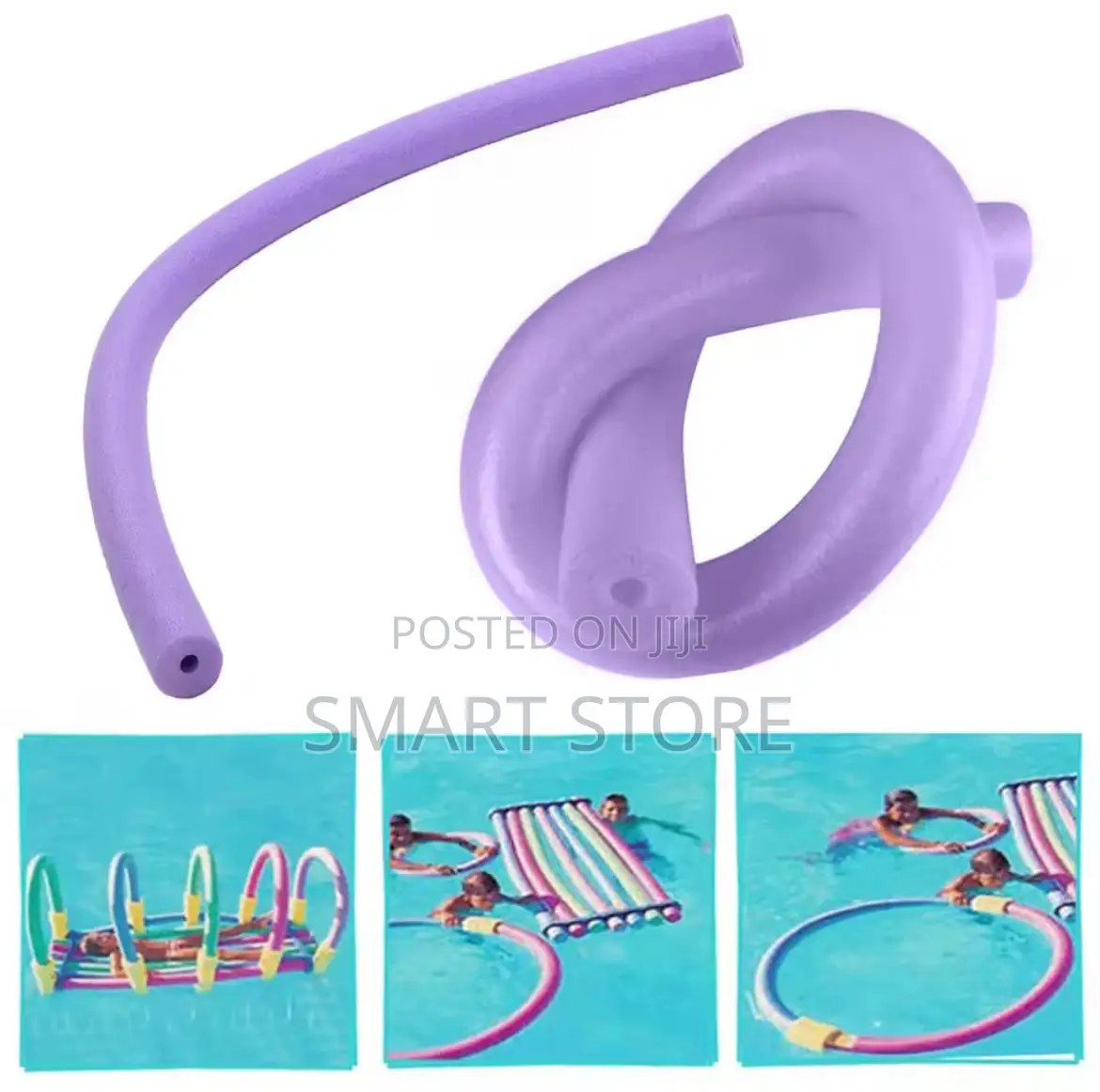 Hollow Flexible Swimming Pool Water Float Aid Woggle Noodles