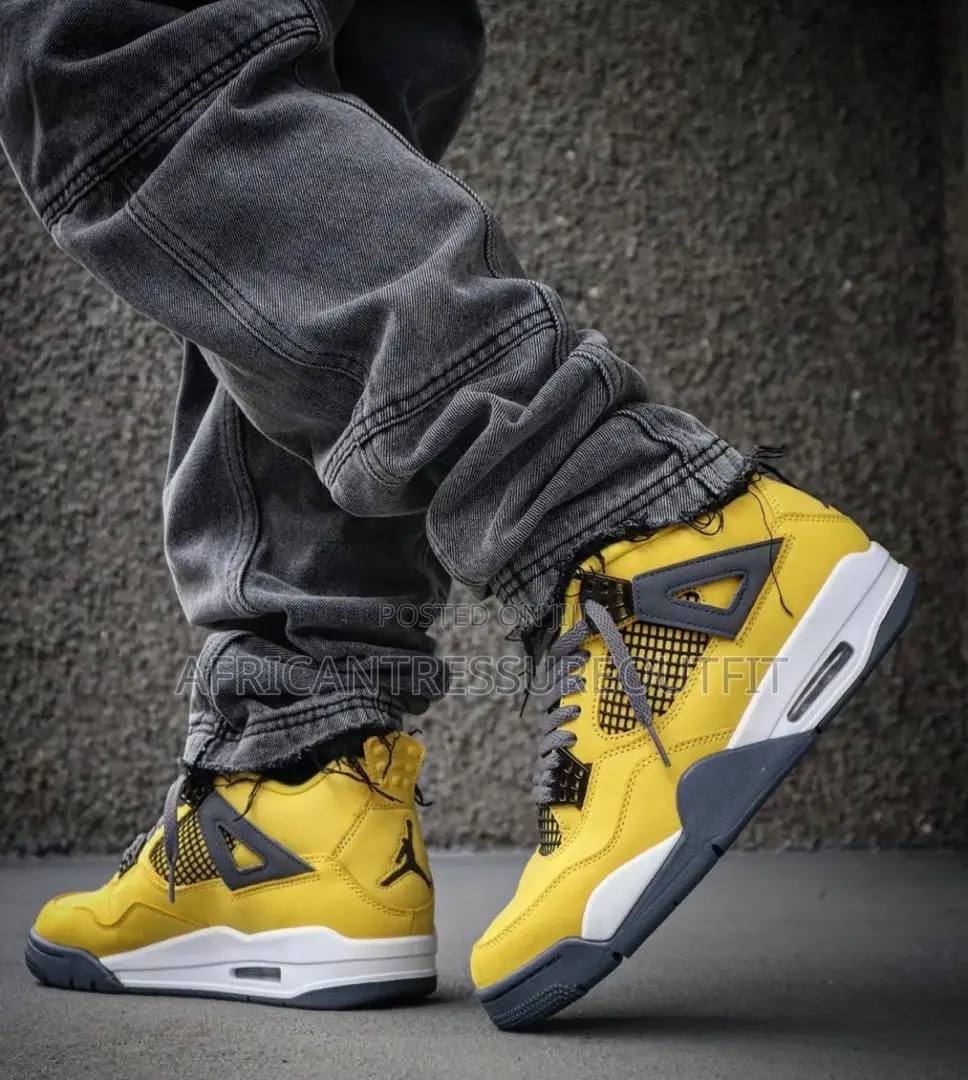 Jordan 4 Collection Available Leather Exterior Size 40–45