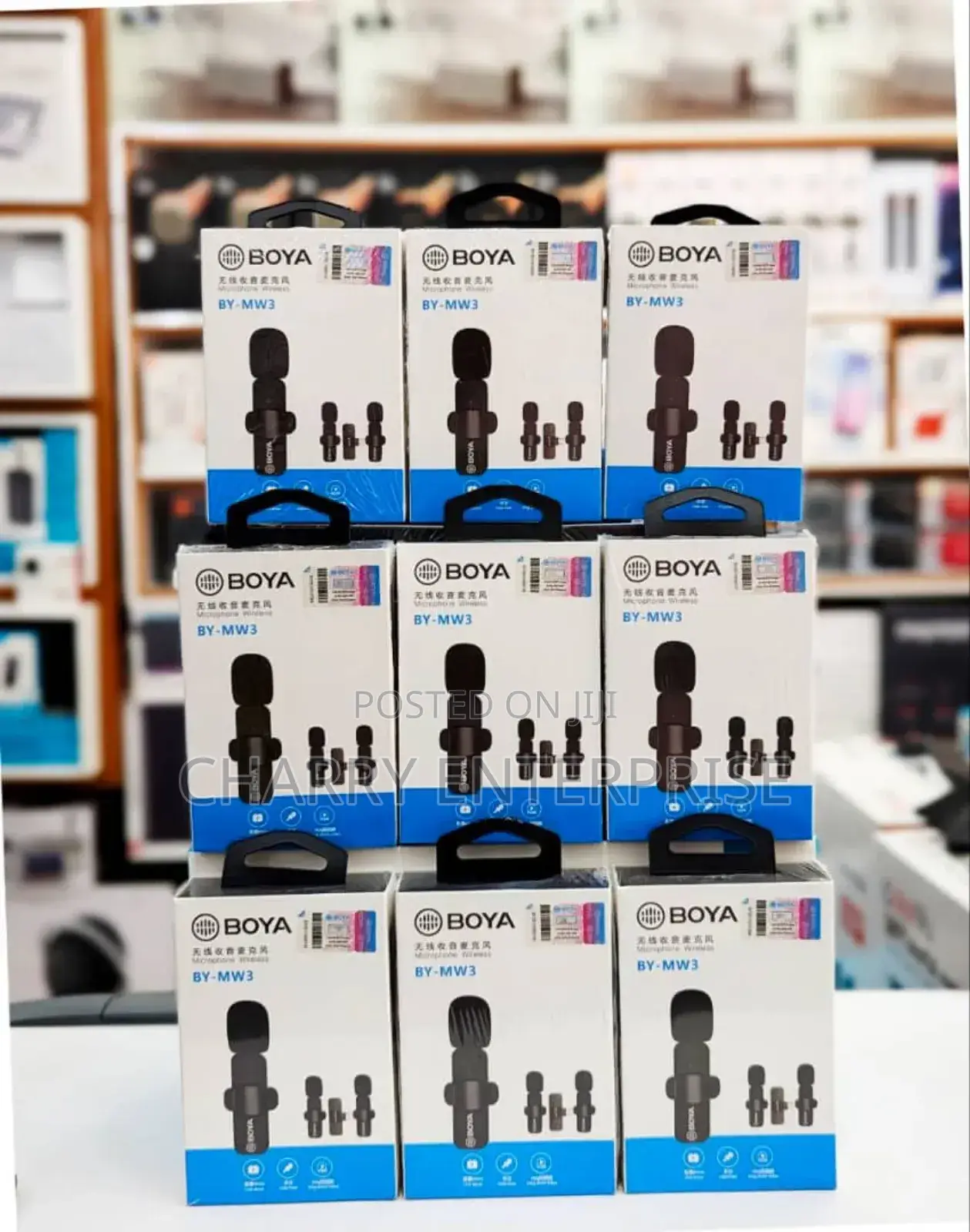 Boya Double Microphone/ Mic Kwa Ajili Ya Kazi Mbalimbali