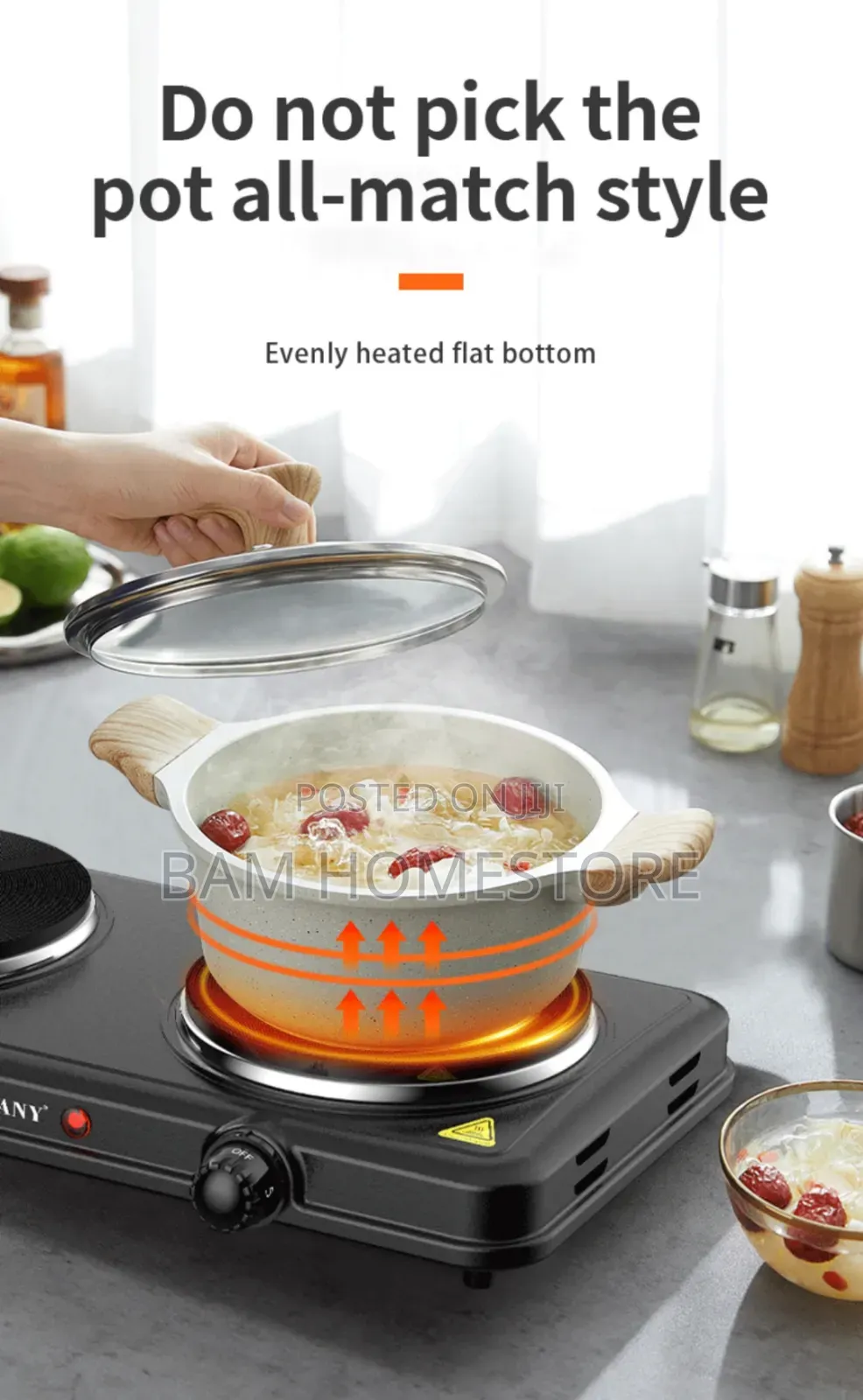 Electric Stove 2 Plates(2500 W)