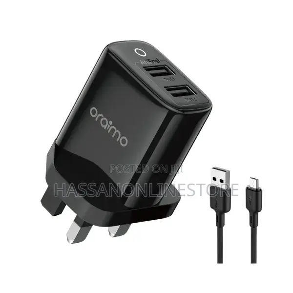 Oraimo Firefly 2u 12w Wall Charger Kit