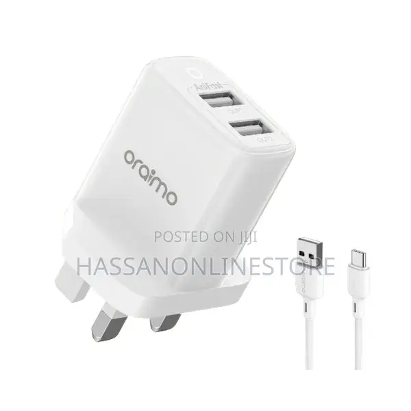 Oraimo Firefly 2u 12w Wall Charger Kit