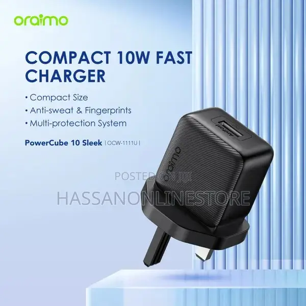 Oraimo Powercube 10 Sleek 10w Wall Charger Kit