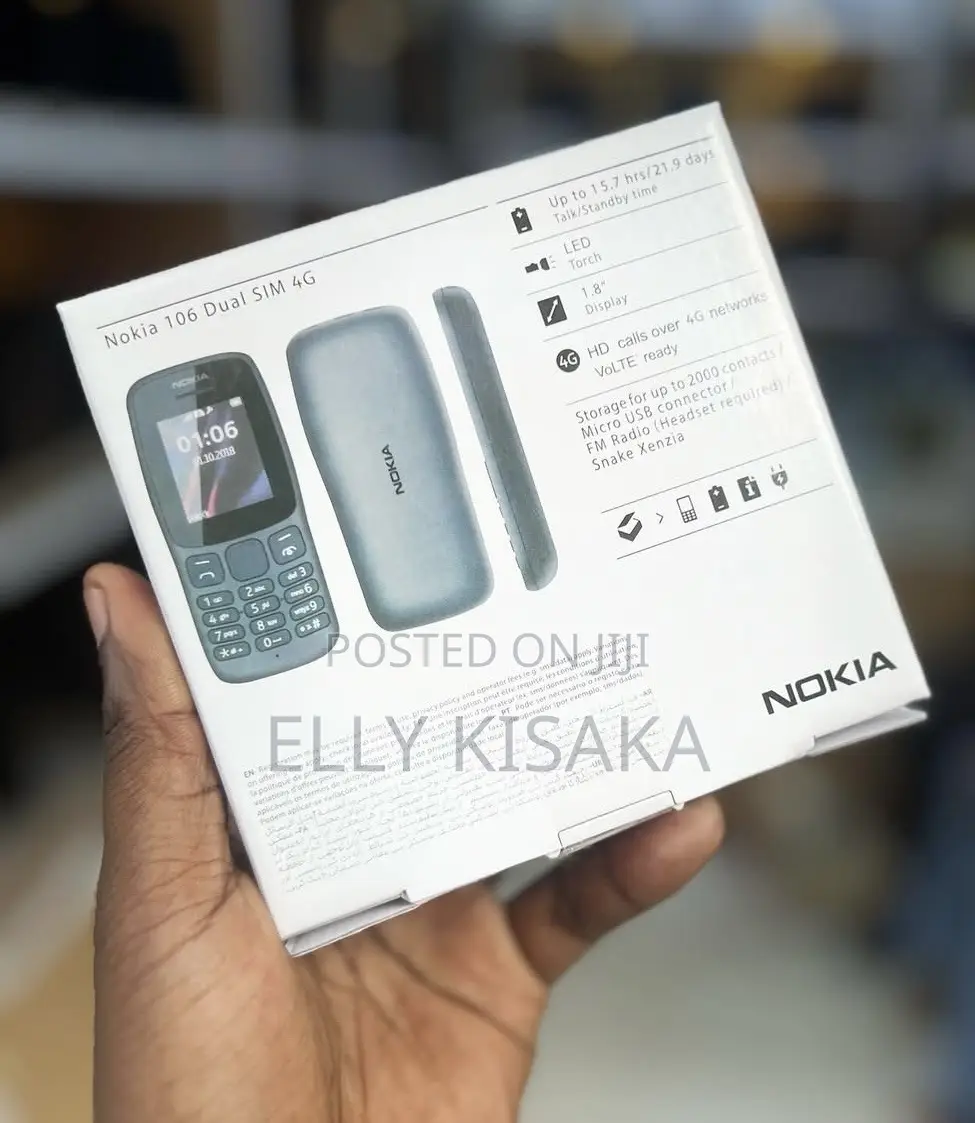 New Nokia 106 Black