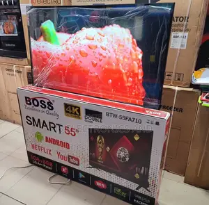 Boss Inch 55 Smart Tv 4k Ulta Double Glass High Quality