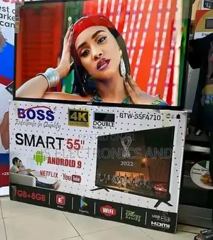 Boss Inch 55 Smart Tv 4k Ulta Double Glass High Quality