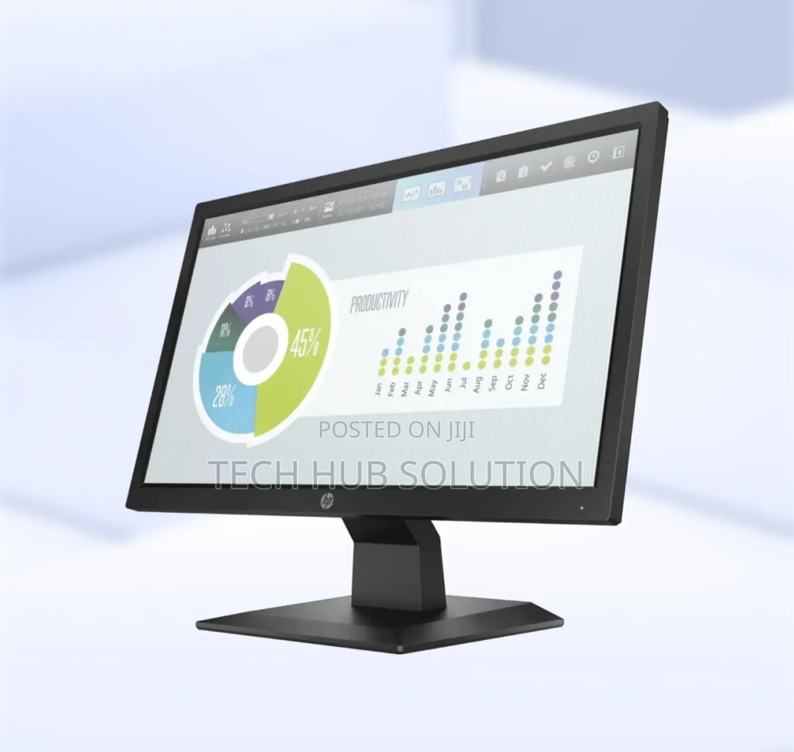 Hp Monitor P204v – 19.5′′ Hd+ Led (1600×900, Hdmi Vga)