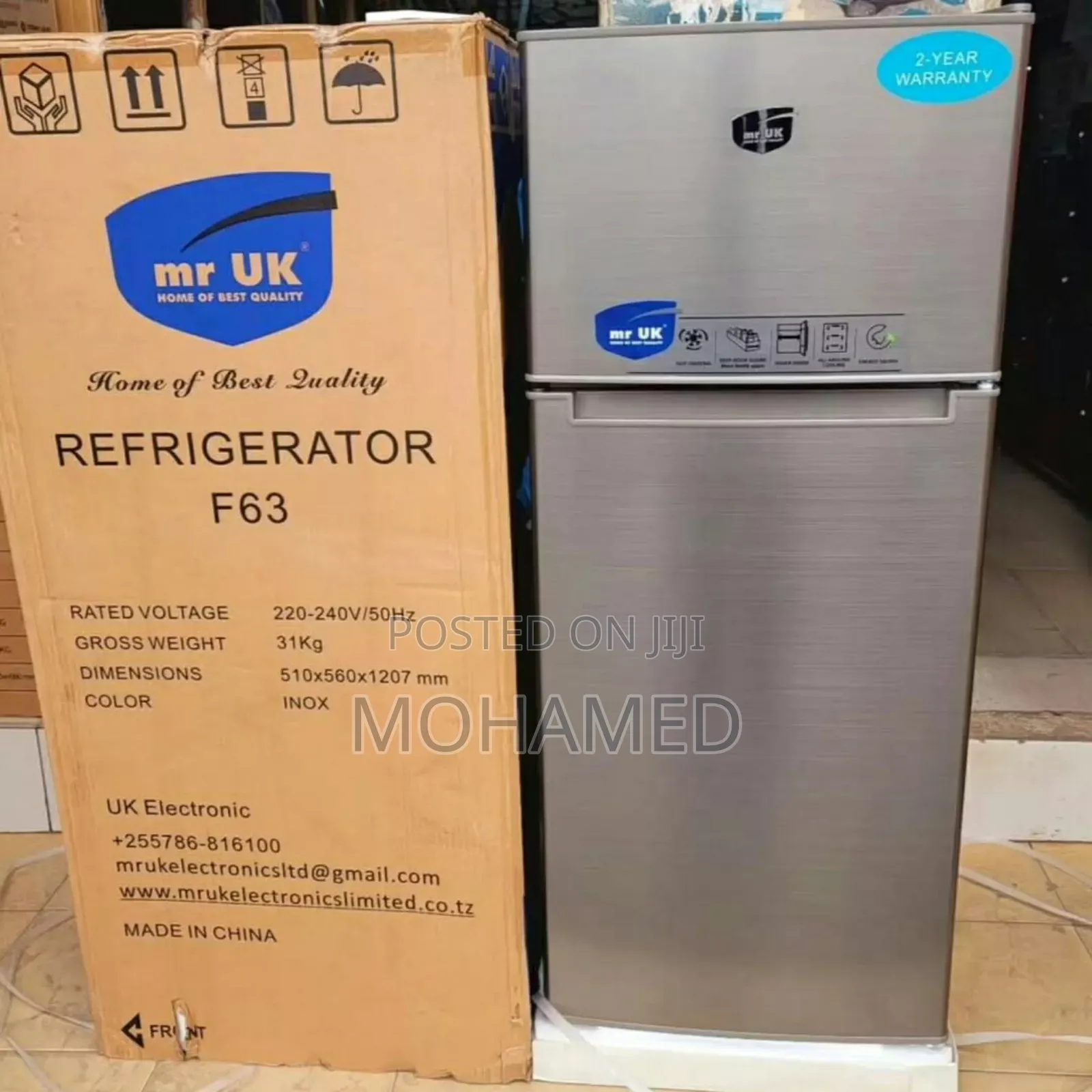 Mr Uk Fridge 125l Model F63
