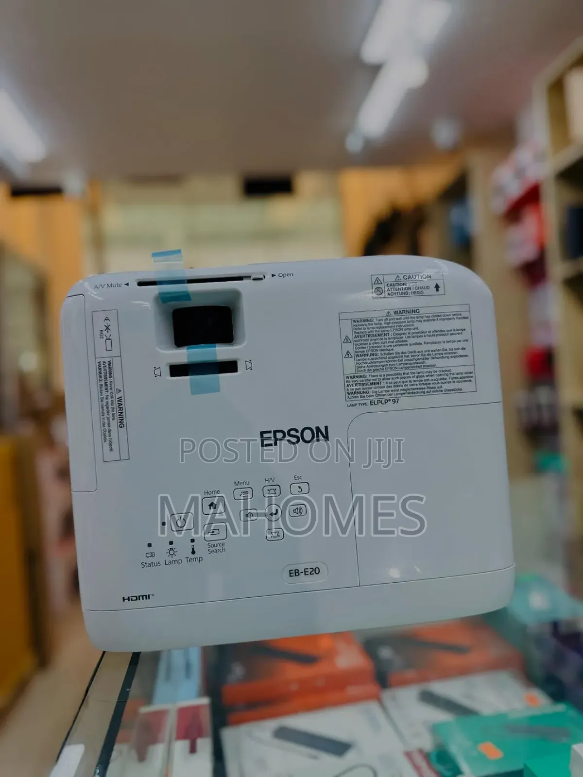 Epson Eb-E20 Projector; Lumens3400