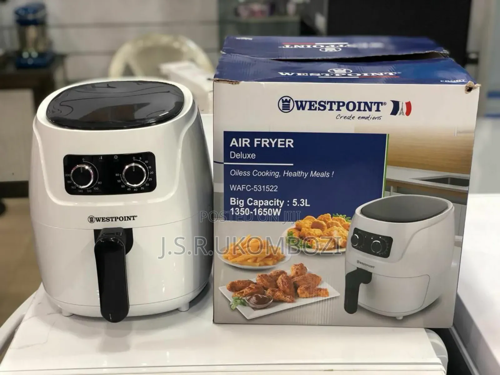 Westpoint Airfryer 
Model: 531522
Capacity: 5.3l