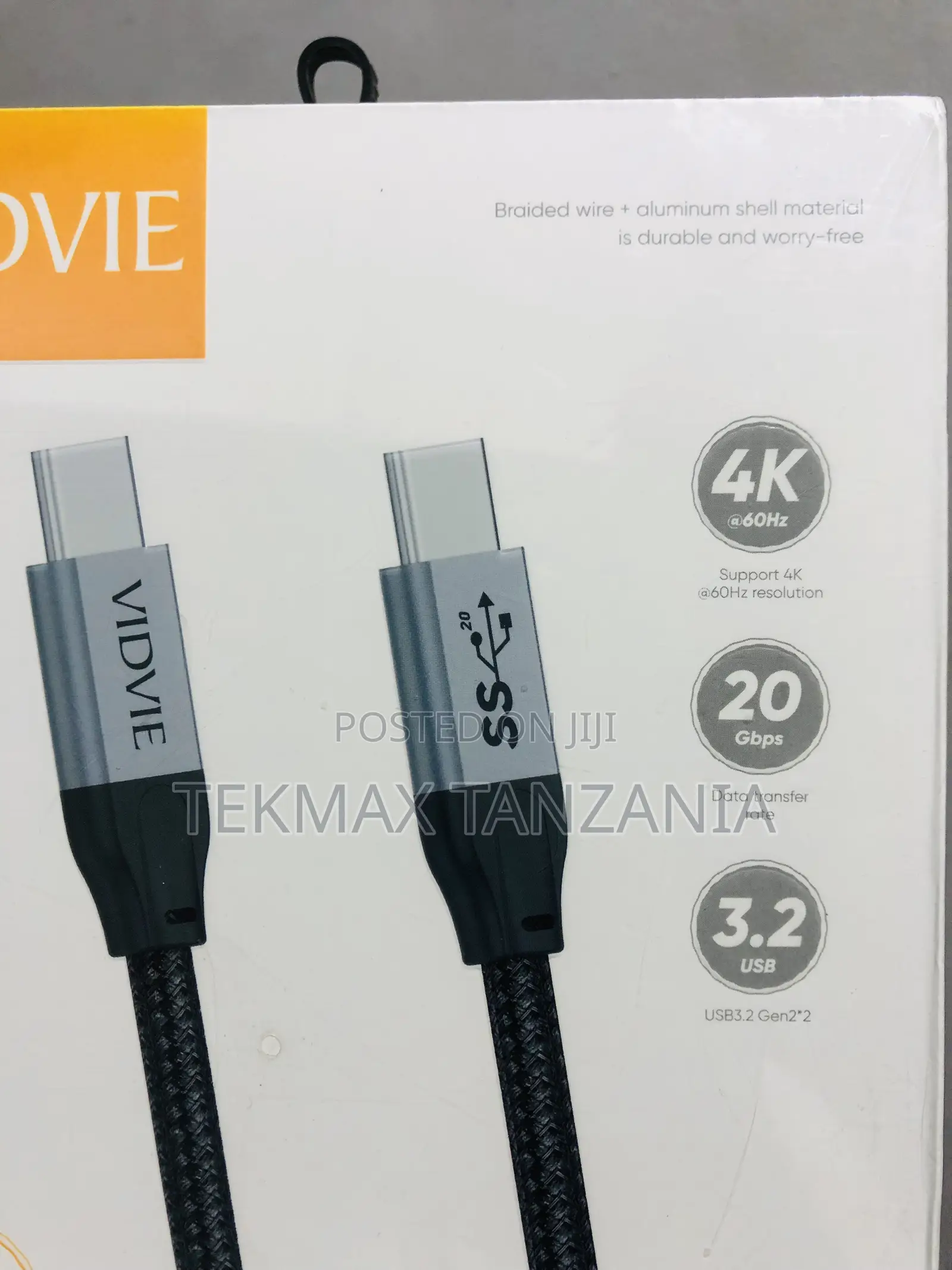 Usb 3.2 Type-C Hd Cable 100w