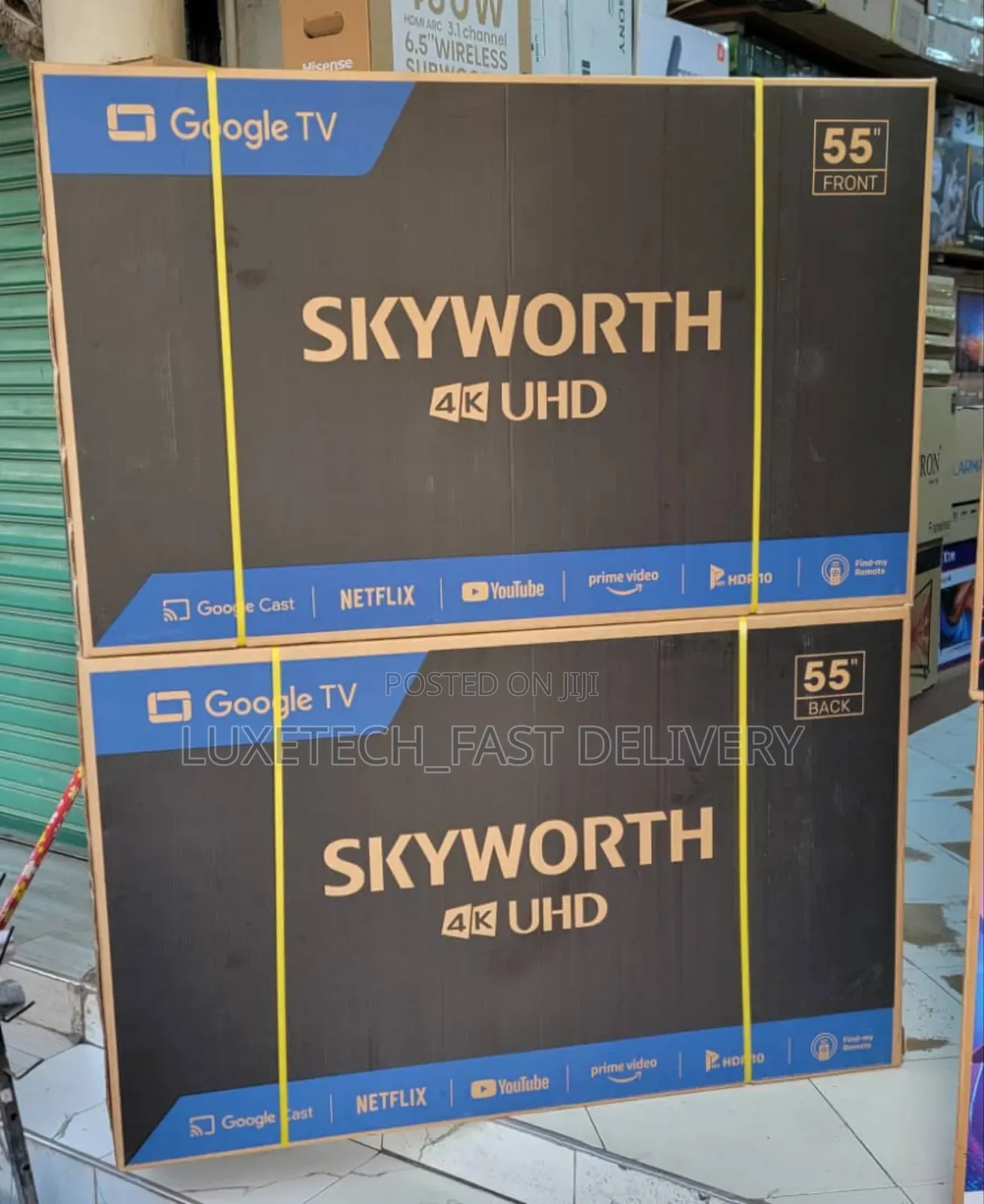 Skyworth 55" Smart Uhd Google Tv