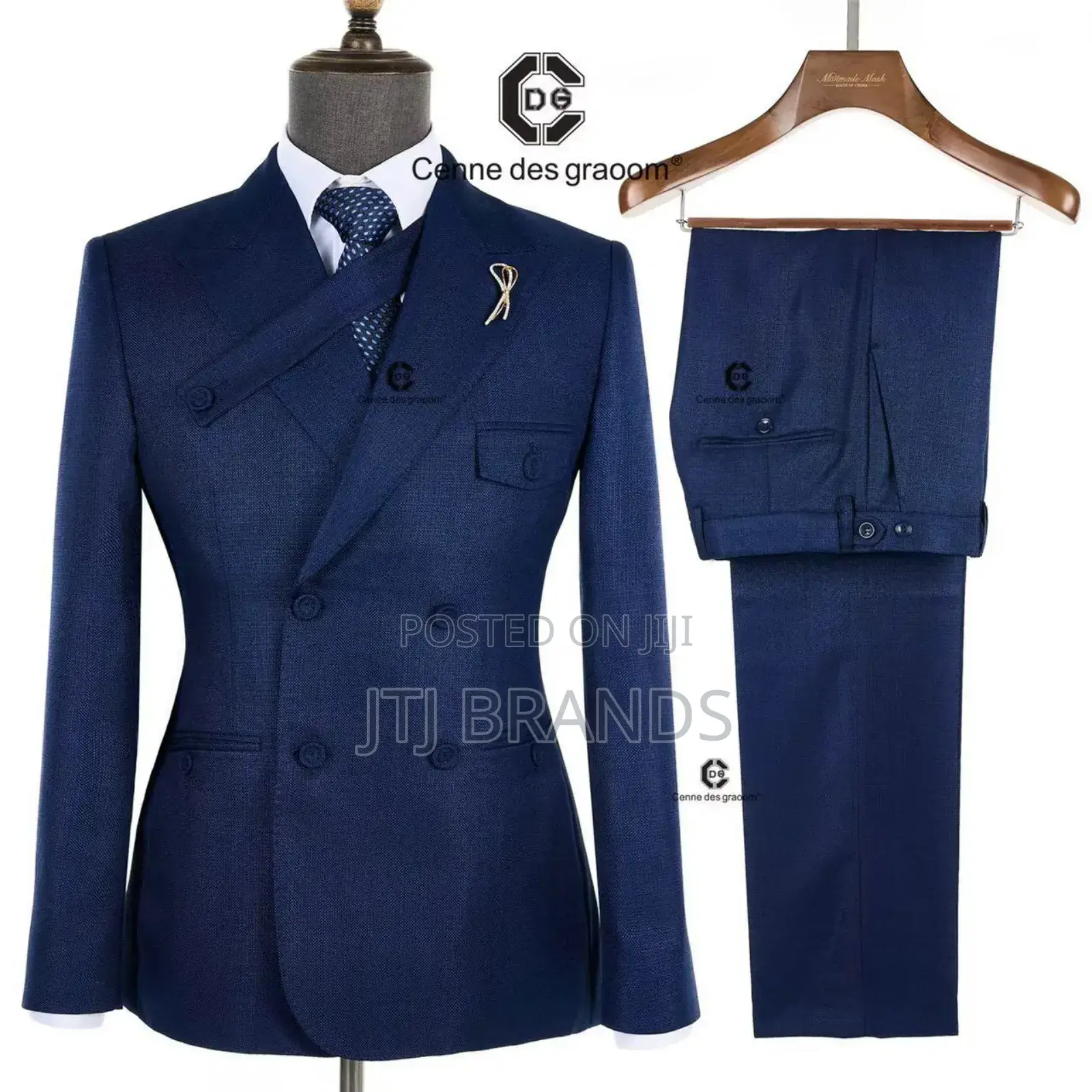 Belt Six Button Suit