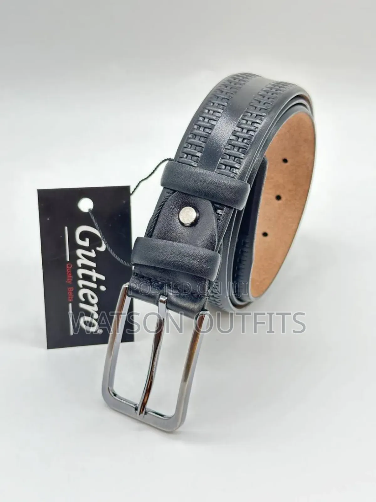 Men's Gutiero Brand Leather Belts Official