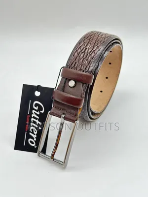 Men's Gutiero Brand Leather Belts Official