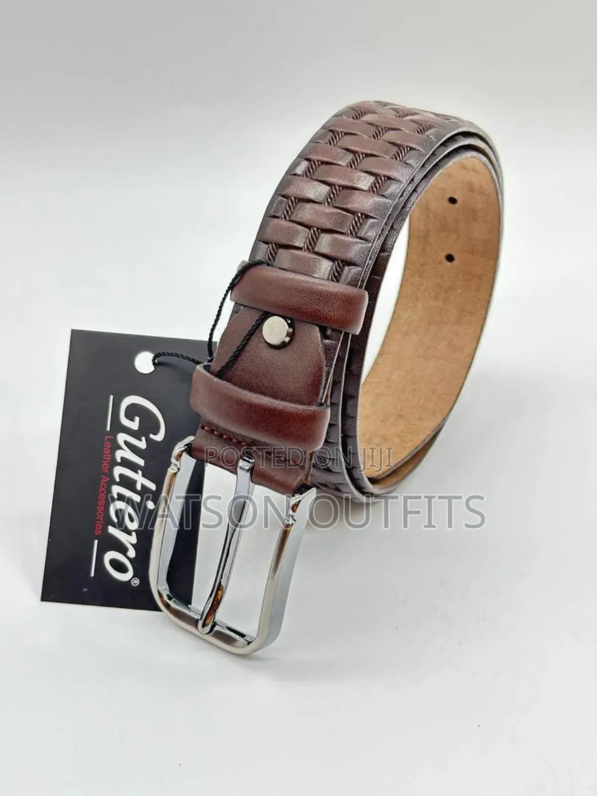 Men's Gutiero Brand Leather Belts Official